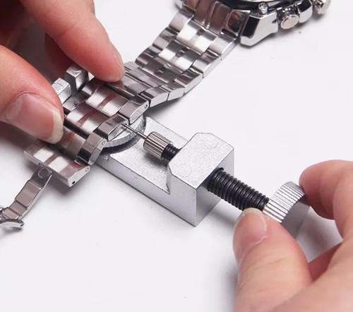 Top metal adjustable watch - top,