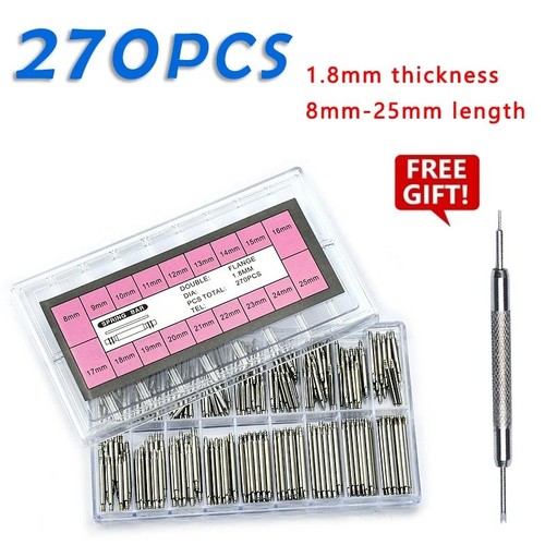 270pcs watch spring bars - 270pcs, 1.5
