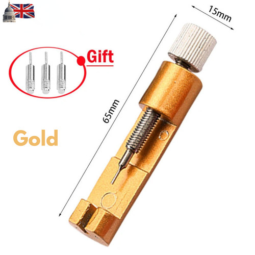 Metal watch strap link pin - link,